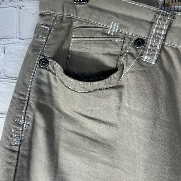 BKE Casuals  Men’s Tyler Straight Jeans size 28W x 32L Tan Khaki Chino Pants - Picture 4 of 10